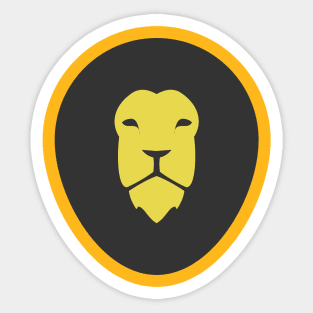 Wise Lion Sticker